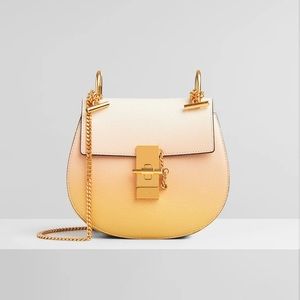 Chloe drew rare ombré sunset mimosa bag new